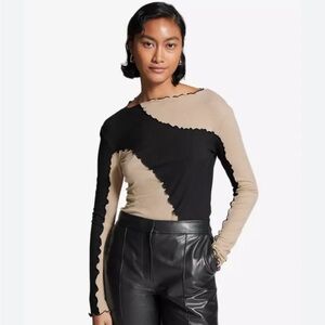 & other stories ribbed long sleeve